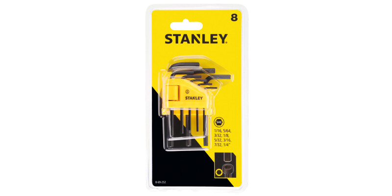 Stanley Hex Key Set Imperial x 8pc