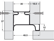 Gola Sys D End Prof Vert 2.67m Alu Cop