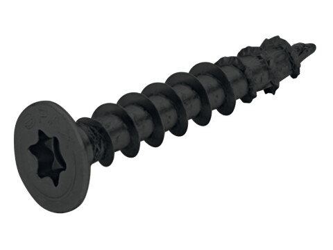 Spax� Black Screw, Countersunk Head with T Star, Fully Threaded