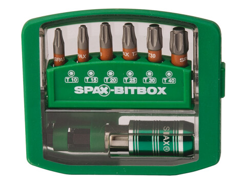 Bit Box, with 6 Bits, Spax