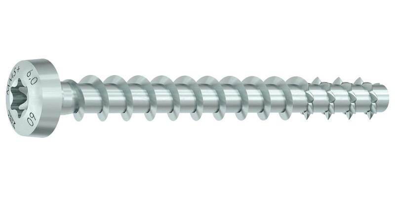 Concrete and Masonry Screw, Heco-Multi-Monti-plus, Pan Head
