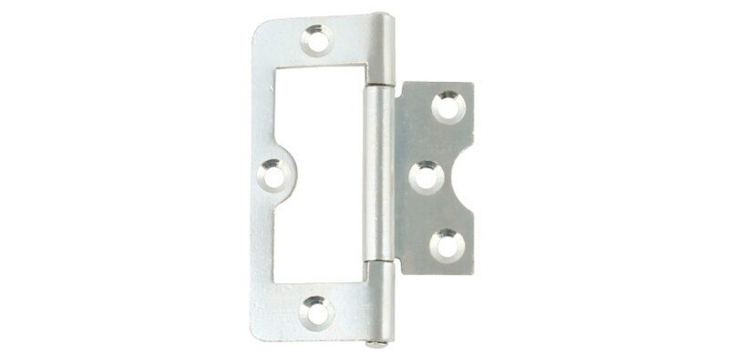 Flush Hinge, Steel, 105