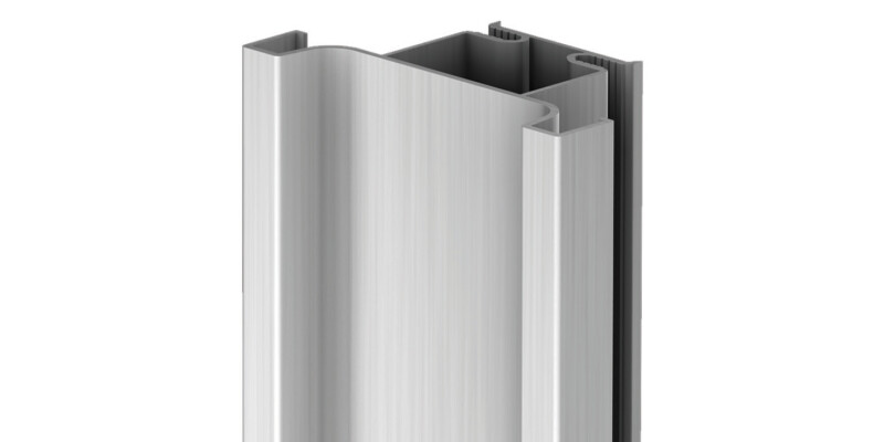 Profile Handle, for Vertical Fixing Between Doors, Gola System D