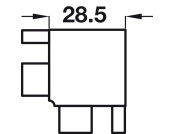 Gola Sys C+ Int Profile Connect Alu Brs