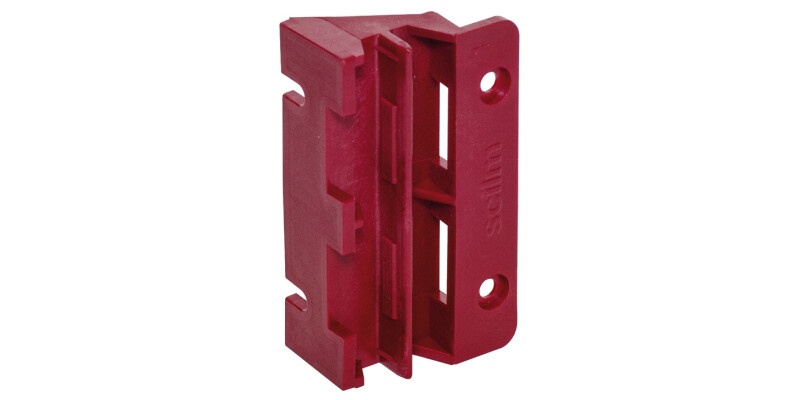 Snap On Bracket, for Side and Middle Profiles, Plastic, Gola System