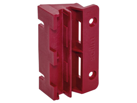 Snap On Bracket, for Side and Middle Profiles, Plastic, Gola System