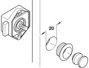 Mini Push-Lock Case BS 15mm UH Black