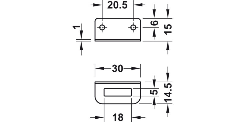 Econo Espagnolette Lock BS15mm RH KD