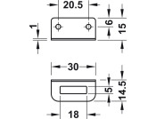 Econo Espagnolette Lock BS15mm RH KD
