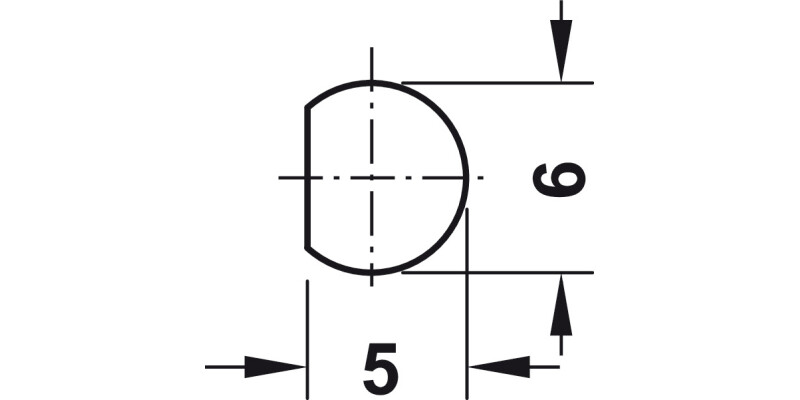 Profile Rod D8x3000mm Drw.St PNP