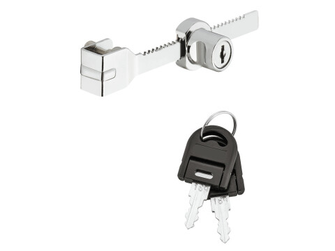 Glass Door Lock, for Sliding Doors, for Glass Thickness 3 - 6 mm, Econo