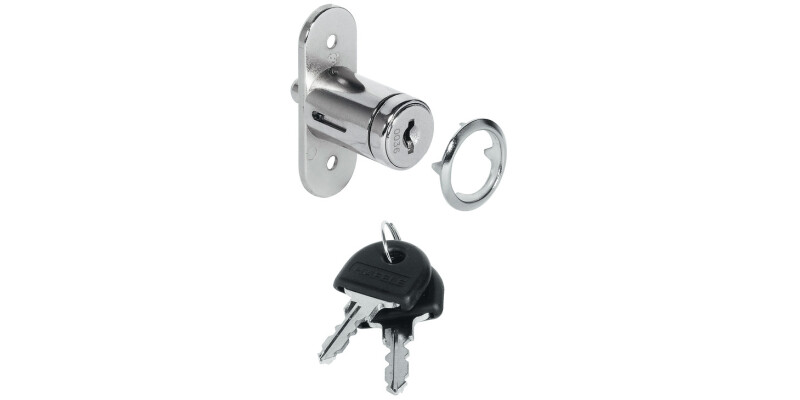 Push-Button Cylinder, for Central Locking, &Oslash; 18 mm