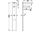 Central Locking Rotary Lock 18/32mm