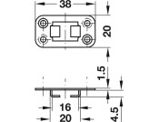 Central Locking Rotary Lock 18/32mm