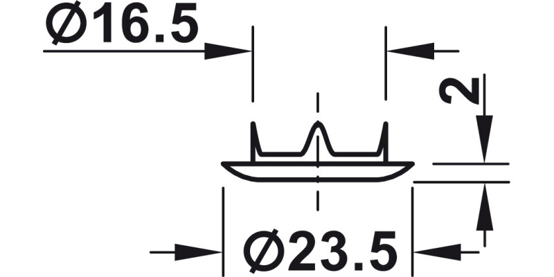 Econo Central Rotary Cyl Lock KA 16.5mm