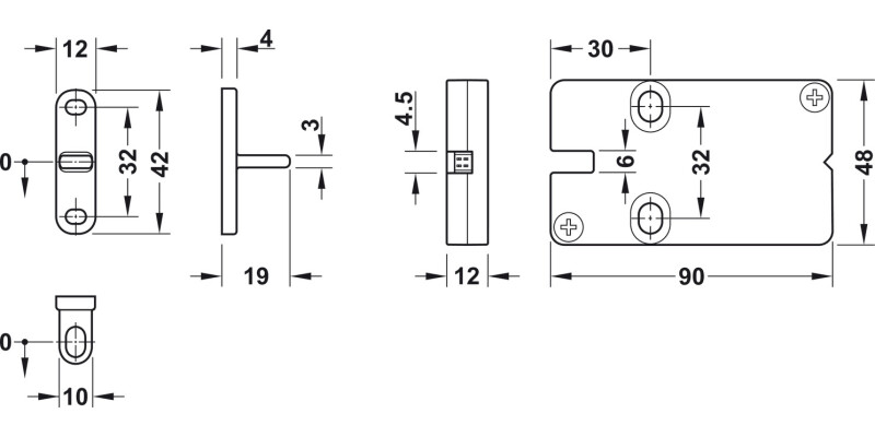 Dialock EFL3C Furniture Lock Case