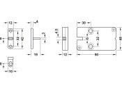 Dialock EFL3C Furniture Lock Case