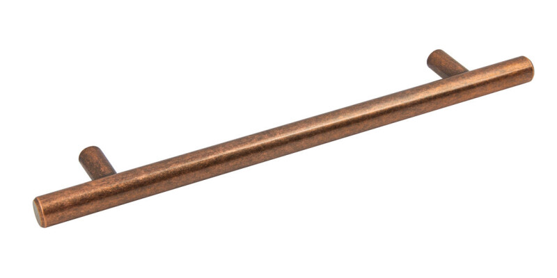 Bar Handle, Steel, &Oslash; 12 mm, Fixing Centres 128-160 mm, Bartram