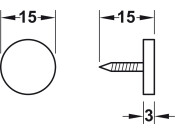 Mortice Magnetic Catch 1.4kg St/Pl Wht