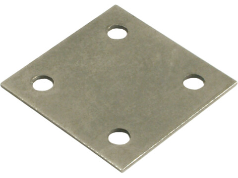 Connecting Plate, Square, Screw Fixing