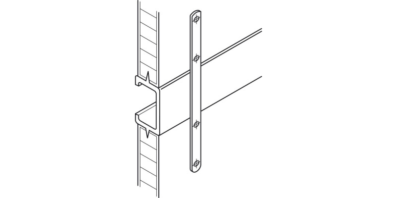 Door Panel Con.Plt 3.0x19x192mm St ZP