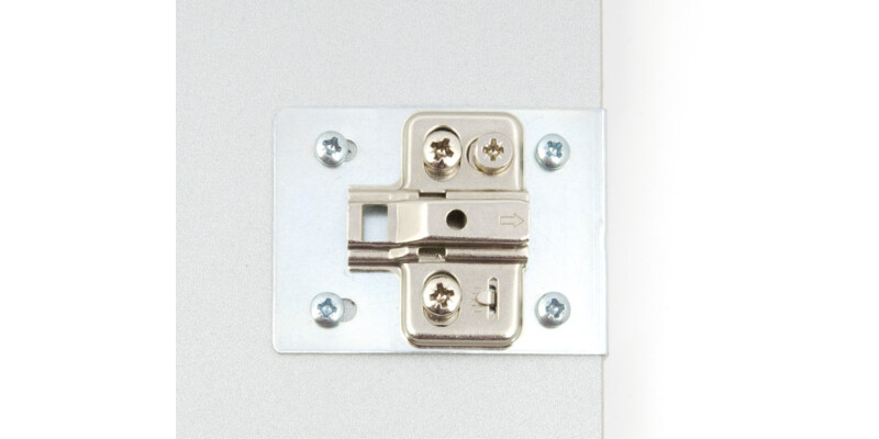 Hinge Mnt Repair Plate Set PM Euro BZP