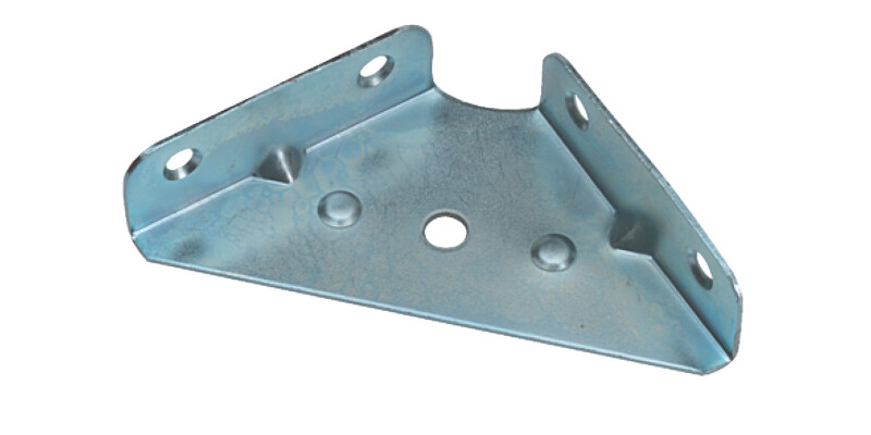 Corner Gusset, Steel, 64 x 64 mm