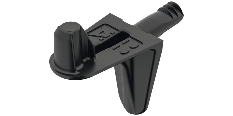 Shelf Support, Plug in, for &Oslash; 3 mm Holes, Zinc Alloy