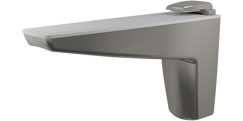 Shelf Support, Wall Fixing, for Glass and Wooden Shelves, Moon