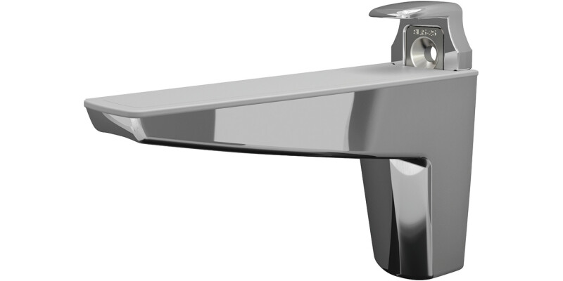 Shelf Support, Wall Fixing, for Glass and Wooden Shelves, Moon