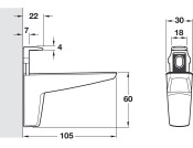 Moon Shelf Support 15-50mm ZA/Pl Pol Chr