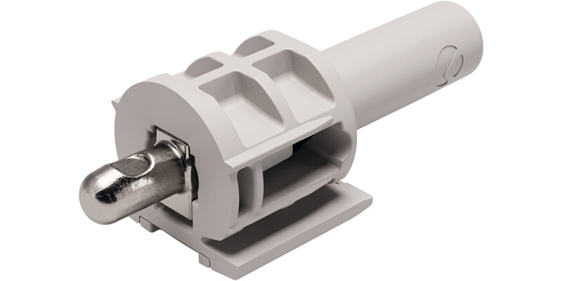 Shelf Support, Plug-in, for &Oslash; 5 mm Holes, for Wooden Shelves, Edge Boring, Kinta