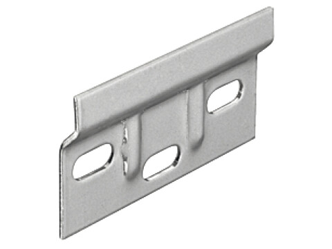 Wall Plate, for Cabinet Hanger, Steel, Length 63 mm
