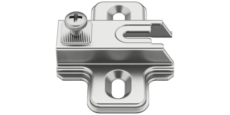 Cruciform Mounting Plate, Combi, Hospa Screw Fixing, for Slide On H&auml;fele Metalla