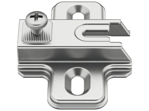 Cruciform Mounting Plate, Combi, Hospa Screw Fixing, for Slide On H&auml;fele Metalla