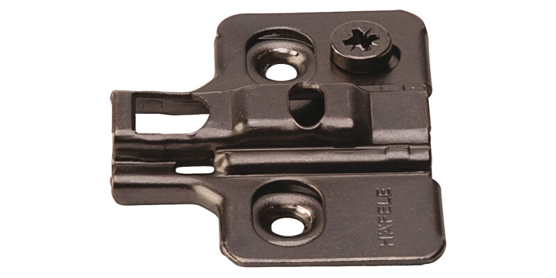 Mounting Plate, Cruciform, for use with Hospa Countersunk Screws, H&auml;fele Metalla