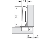 M310A 110D Hinge Sld FO 45/9.5 US