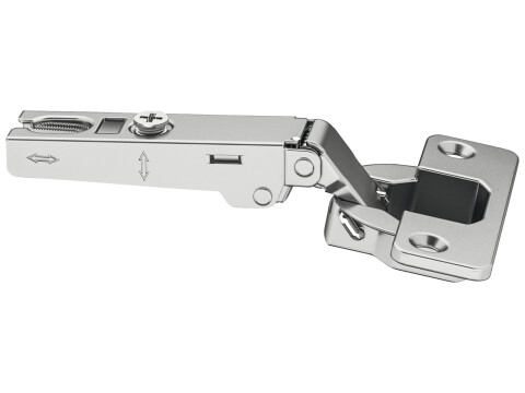 Concealed Cup Hinge, 110deg, Full Overlay Mounting, for 14 - 24 mm Thick Doors, St