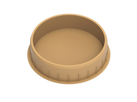 Cover Cap, for Blind Hole &Oslash; 35�mm, Plastic