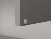 Door Buffer D5x2.5mm Plug-in Pl Wht