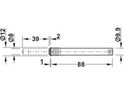 Free Flap Push Catch Type 2 22-34N Gry