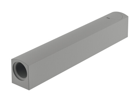 Screw-on Housing, for Push Catch, Free Flap 1.7 and 3.15