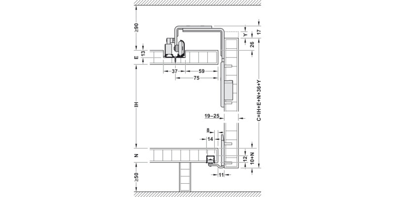 Slido F-Li31 40A FitSet 2Dr w Two SC