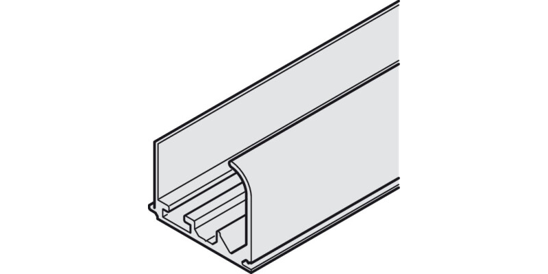 Top Running Track, Single, for Sliding Cabinet Doors, Slido F-Line31 40/60A
