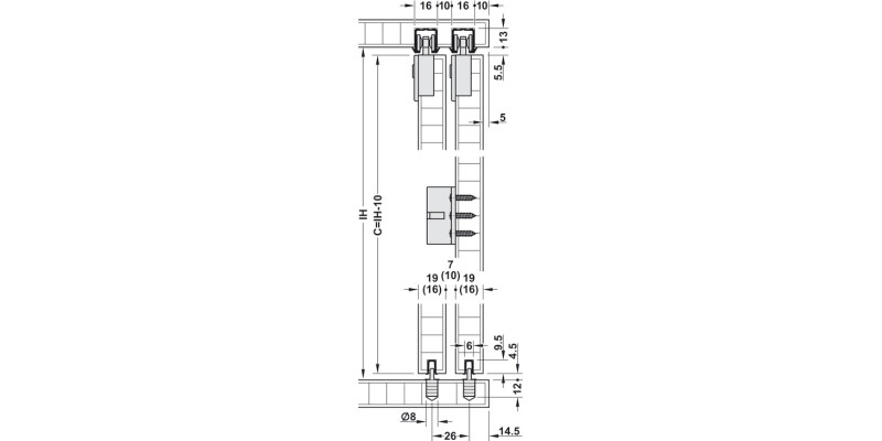 Slido F-Li21 12C FitSet 2Dr w SC