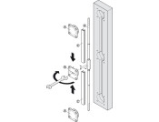 Straight Fitt f Wood Dr Max 2450mm Gry