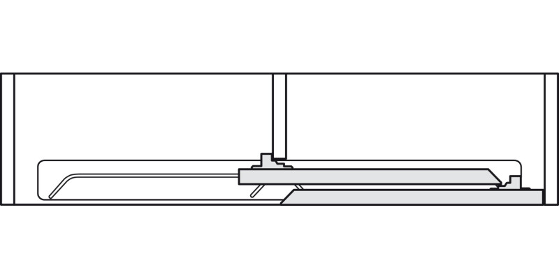 Slido F-Flush52 20A FitSet 2Dr 450mm Slv