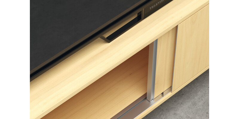 Fitting Set, for Flush Sliding Cabinet Doors, H&auml;fele Slido F-Flush52 20A