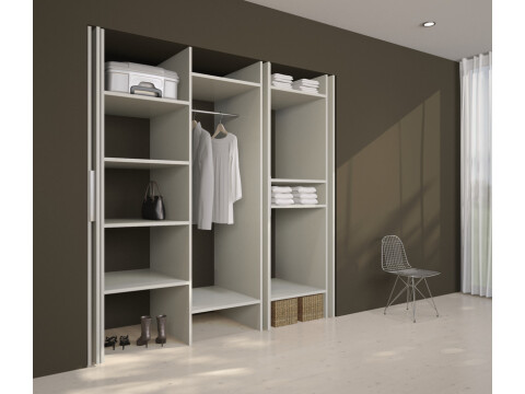 Complete Set, for Pivot Sliding Cabinet Doors, Soft Closing, Hawa-Concepta
