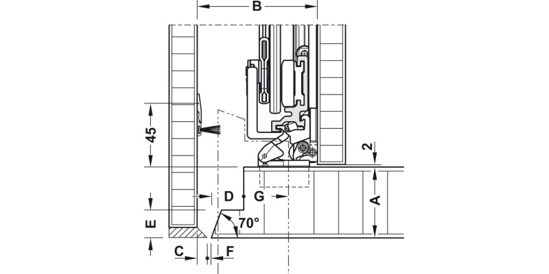 Hawa Concepta 40 SC Set 1851-2500mm 40kg